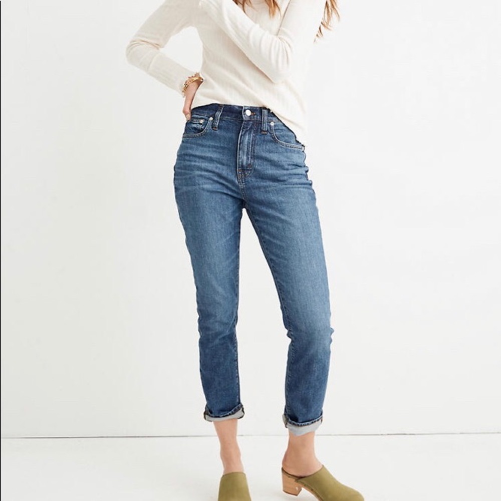 Madewell High-rise Slim Boyjean NWT